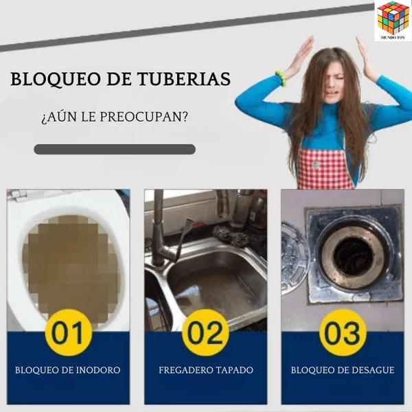 2x TornadoMaxClean™ Destapador De Drenage y Cañeria 110 Grs